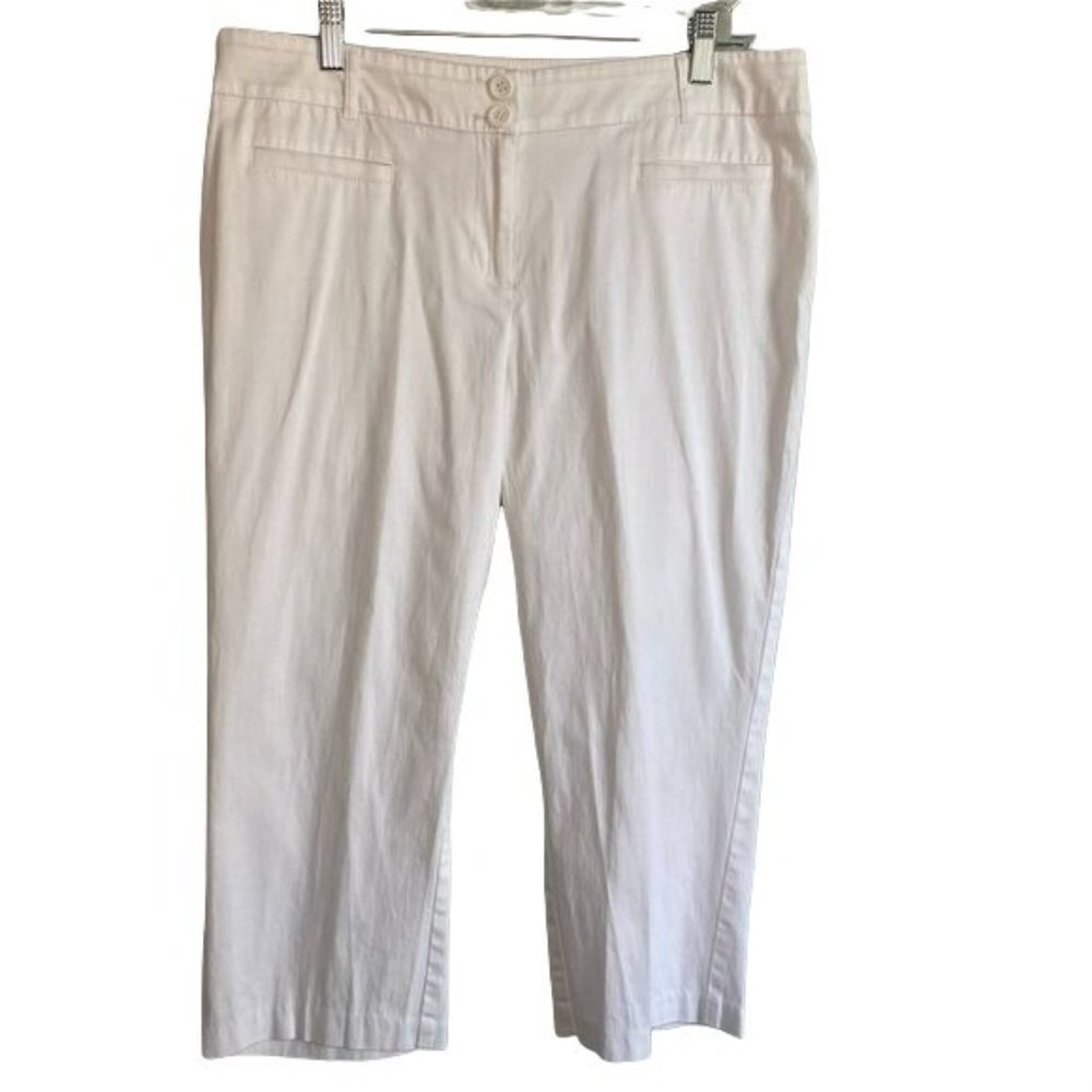 Olivia and Martin White Capris Pants Size 10